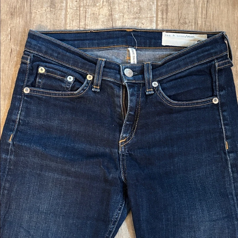 Rag & Bone High Rise Skinny Jean - Picture 2 of 3